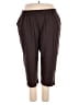 Woman Within Brown Active Pants Size 30 (3X) - photo 1