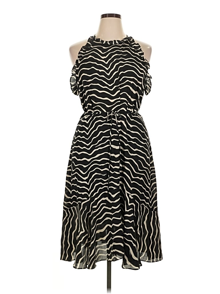 Pre-owned Who What Wear Cocktail Dress In Black