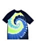 Lands' End Tie-dye Blue Rash Guard Size 14 - 16 - photo 1