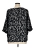 Jennifer Lopez Animal Print Gray Pullover Sweater Size XL - photo 2