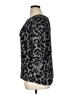 Jennifer Lopez Animal Print Gray Pullover Sweater Size XL - photo 5