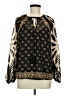 Flying Tomato 100% Polyester Black Long Sleeve Blouse Size M - photo 1