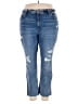 Edgely Hearts Blue Jeans Size 22 - photo 1