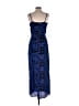 Aqua 100% Polyester Animal Print Blue Casual Dress Size S - photo 2