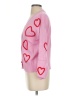 33 Degrees Hearts Pink Cardigan Size XS - photo 5
