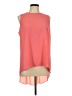 Counterparts 100% Polyester Orange Sleeveless Blouse Size L - photo 1