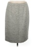 Louben Chevron-herringbone Gray Formal Skirt Size 8 - photo 1
