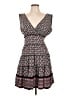 Studio M Print Black Casual Dress Size L - photo 1