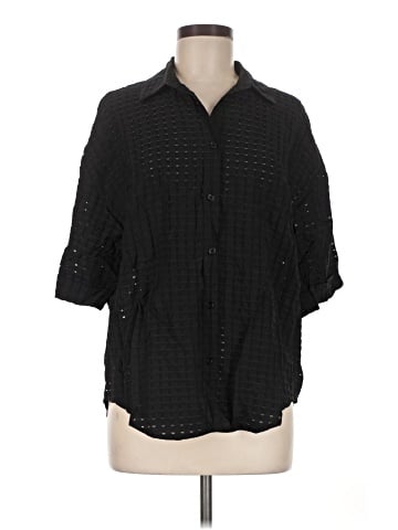 Lumiere 3/4 Sleeve Button-Down Shirt (view 1)