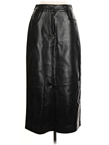 Topshop Faux Leather Skirt (view 1)