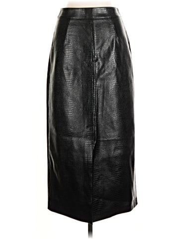 Topshop Faux Leather Skirt (view 2)