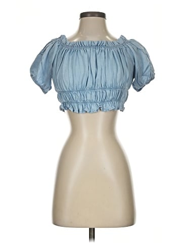 Love Tree Short Sleeve Blouse (view 1)