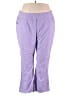 Woman Within Solid Purple Active Pants Size W - photo 1