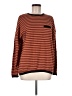 Lillusory Stripes Brown Pullover Sweater Size M - photo 1