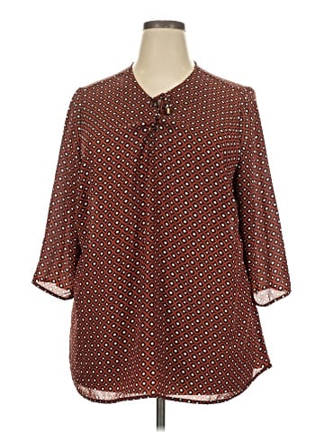 Ellos 3/4 Sleeve Blouse (view 1)