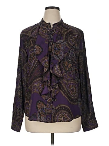 Lauren by Ralph Lauren Long Sleeve Blouse (view 1)