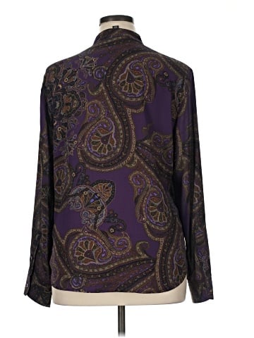 Lauren by Ralph Lauren Long Sleeve Blouse (view 2)