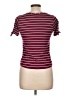 Btween Stripes Burgundy Short Sleeve T-Shirt Size 12 - photo 2