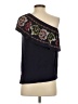 Hazel Black Short Sleeve Top Size S - photo 2