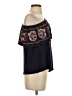 Hazel Black Short Sleeve Top Size S - photo 4