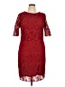 Chadwicks 100% Polyester Burgundy Cocktail Dress Size 14 - photo 1