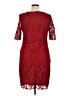 Chadwicks 100% Polyester Burgundy Cocktail Dress Size 14 - photo 2
