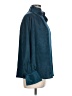 Worthington 100% Polyester Teal Long Sleeve Blouse Size Lg Petite - photo 4