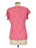 Elementz Pink Short Sleeve Blouse Size L - photo 2