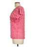 Elementz Pink Short Sleeve Blouse Size L - photo 5