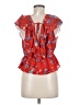 WAYF 100% Polyester Red Sleeveless Blouse Size M - photo 2
