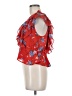 WAYF 100% Polyester Red Sleeveless Blouse Size M - photo 5