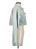 Lulus 100% Cotton Teal Denim Jacket Size S - photo 4