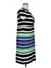 One World Stripes Black Casual Dress Size XL - photo 4