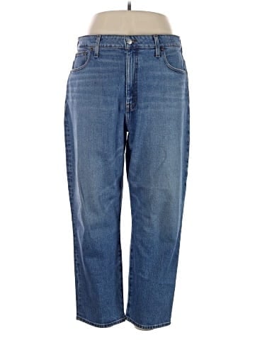 Madewell The Curvy '90s Straight Crop Jean in Hazeldell Wash (view 1)