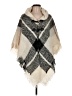 Sonoma Goods for Life 100% Polyester Ivory Poncho One size - photo 1