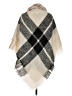Sonoma Goods for Life 100% Polyester Ivory Poncho One size - photo 2