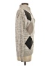 Carbon 100% Cotton Argyle Gray Pullover Sweater Size S - photo 4