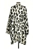 Susan Graver Animal Print Silver Cardigan Size S - photo 2