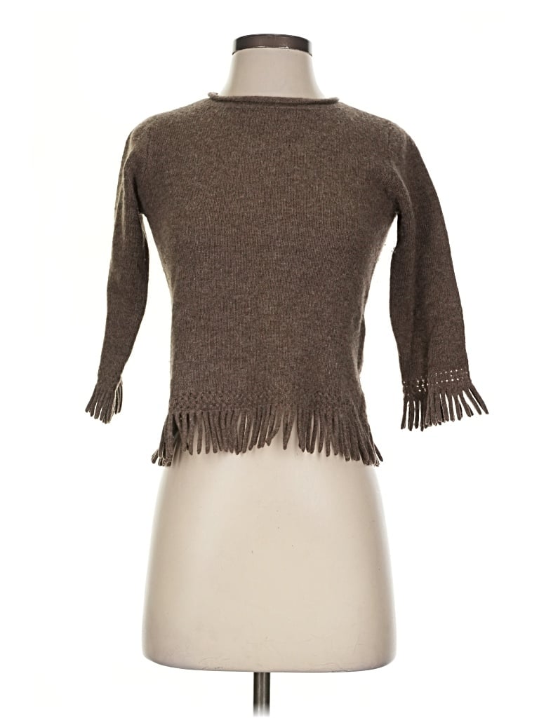 Pre-owned Lola Wool Pullover Sweater In Brown