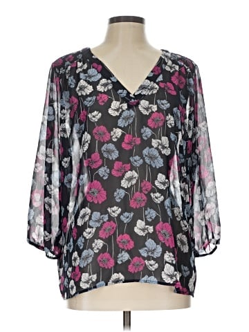 Ann Taylor Factory 3/4 Sleeve Blouse (view 1)
