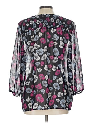 Ann Taylor Factory 3/4 Sleeve Blouse (view 2)