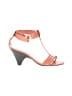MICHAEL Michael Kors 100% Leather Orange Heels Size 7 1/2 - photo 1