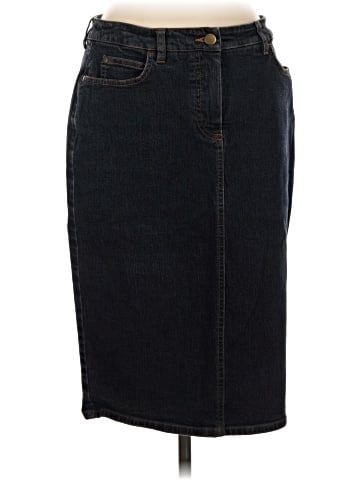 Pure Collection Denim Skirt (view 1)