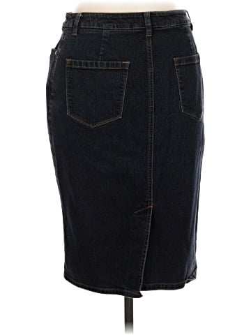 Pure Collection Denim Skirt (view 2)