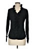 Express Design Studio Black Long Sleeve Blouse Size M - photo 1