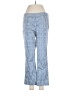 Tory Burch Checkered-gingham Blue Casual Pants Size 28 waist - photo 1