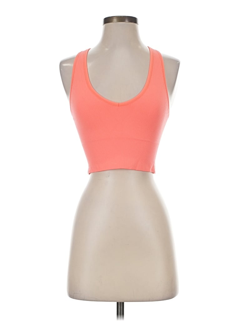 Pre-owned Athleta Sports Bra In Orange