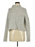 Aerie Metallic Gray Turtleneck Sweater Size M - photo 1