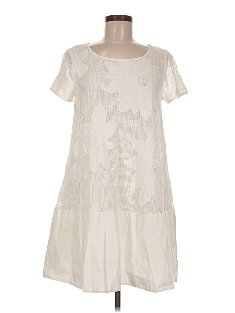 Pre-owned Maeve Casual Dress In Ivory