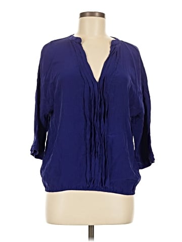 Bellatrix 3/4 Sleeve Silk Top (view 1)